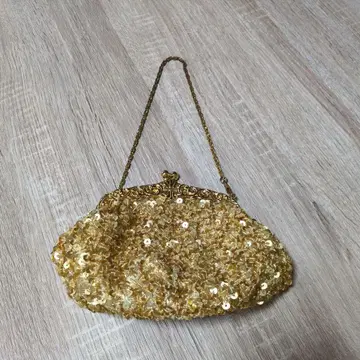 Raro 골드 가마구치 파티 백