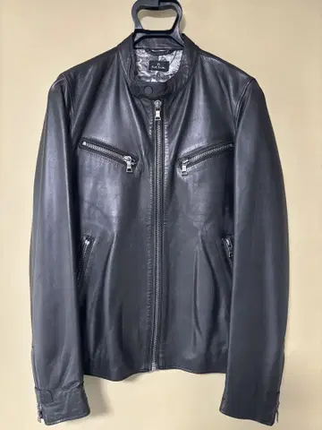 Paul Smith 블랙 싱글 라이더 자켓 사이즈 L