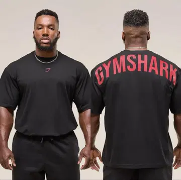 GYMSHARK 블랙 T셔츠 M 사이즈
