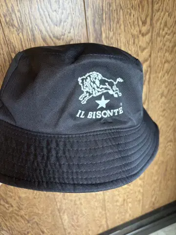 미사용 IL BISONTE 모자 블랙 일비종떼