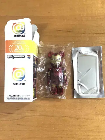BE@RBRICK 아이언맨 2 (Mk 6) 100% 시리즈 20 미개봉품