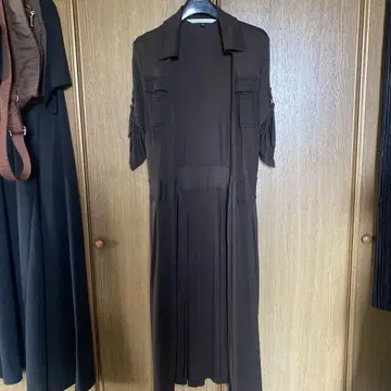 DIANE von FURSTENBERG 브라운 셔츠 원피스 사이즈 4