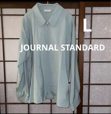 JOURNAL STANDARD 민트 그린 집업 긴팔 셔츠 L