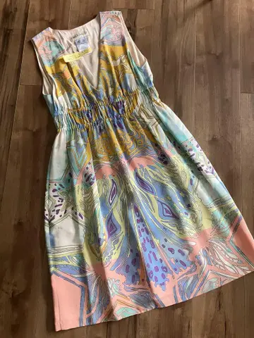 EMILIO PUCCI 슬리브리스 원피스 무릎 기장 36 이탈리아제
