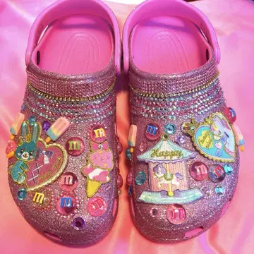 데코레이션 crocs 글리터