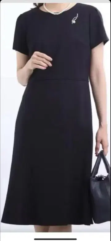 수험 reflect 다크 네이비 원피스