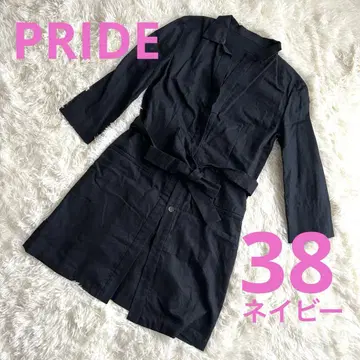 [ 새상품 ] PRIDE 프라이드, 마 혼방 자켓, 네이비 38 H