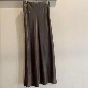 SACRA 사쿠라 아세테이트 타이트 롱 스커트