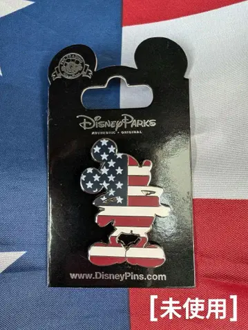 Disney Parks 미키마우스 성조기 핀 배지