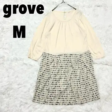grove 그로브 (M) 원피스 레이스 보더