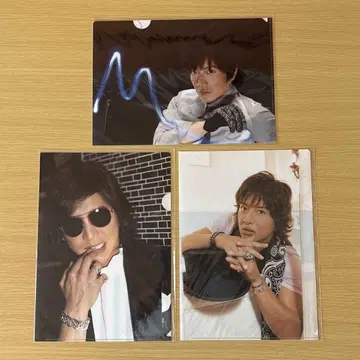 [미개봉] 기무라 타쿠야 클리어 파일 3장 SMAP 라이브 굿즈