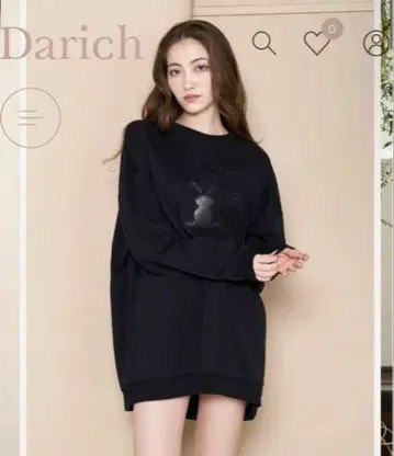새상품급! 다리치 Darich 토끼 DLapin 풀오버 맨투맨