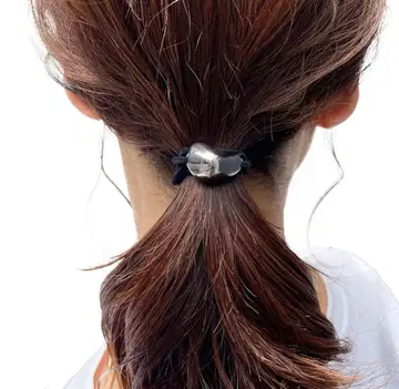 THE HAIR BAR 메탈 쉘 포니 실버