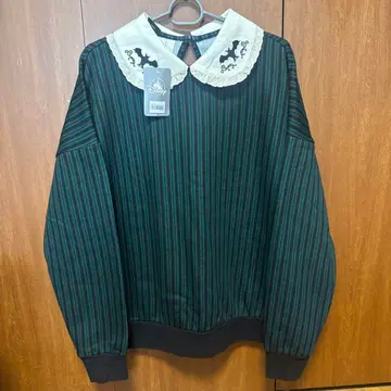 호손티드 맨션 카라 부착 풀오버 해외 파크