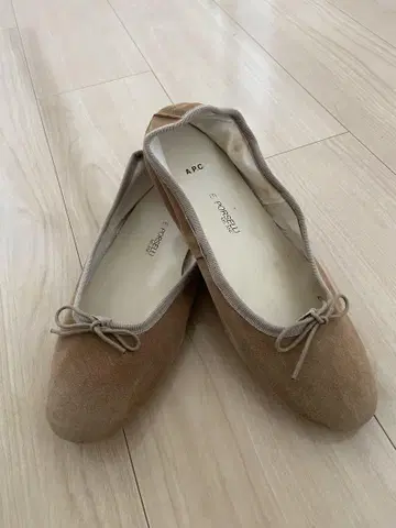 미사용(하자품) 포르셀리 발레 슈즈 38 카멜