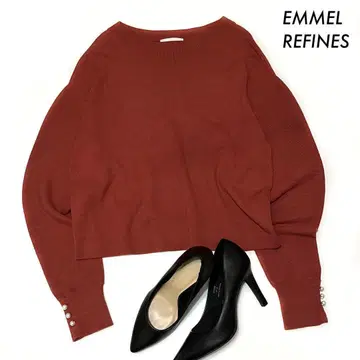 EMMEL REFINES 에멜리파인즈 볼륨 풀오버 니트