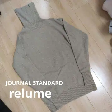 JOURNAL STANDARD relume 터틀넥 스웨터 베이지