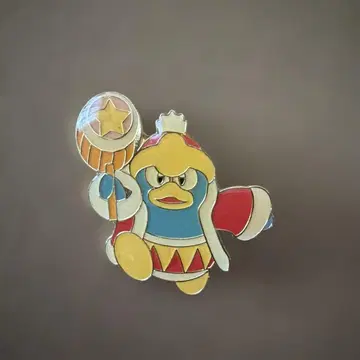 별의 커비 데데데 대왕 핀 배지