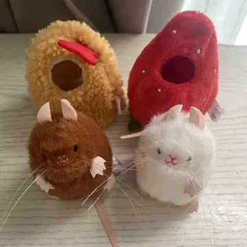 [ 4세트 ] 쥐 봉제 인형 & 키구루미 컬렉션