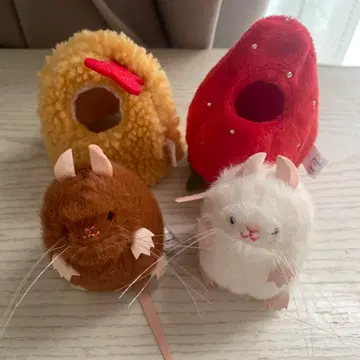 [ 4세트 ] 쥐 봉제 인형 & 키구루미 컬렉션