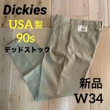 90s USA 디키즈 새상품 W34 x L34 카키 데드스탁