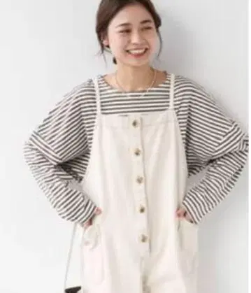 JOURNAL STANDARD relume 컴팩트 코튼 보더 TEE