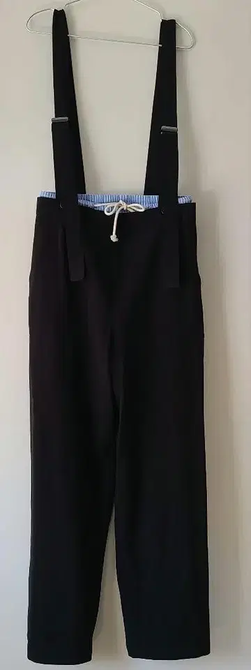 JEANASIS 서스펜더 팬츠 블랙
