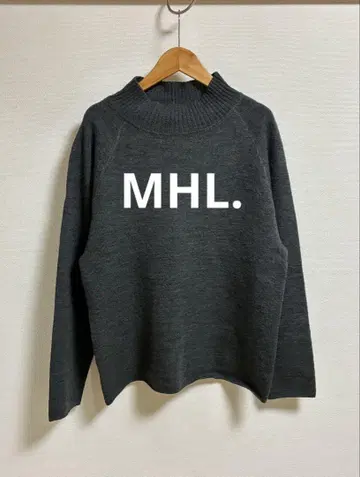MHL. 울 모크넥 니트