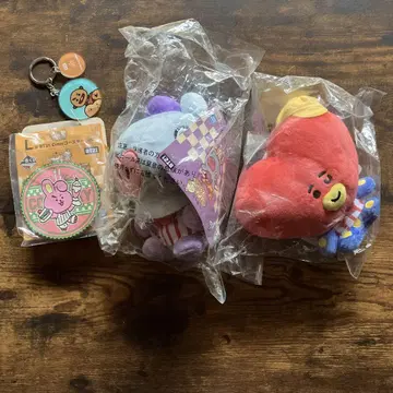 BT21 봉제 인형 키링 세트