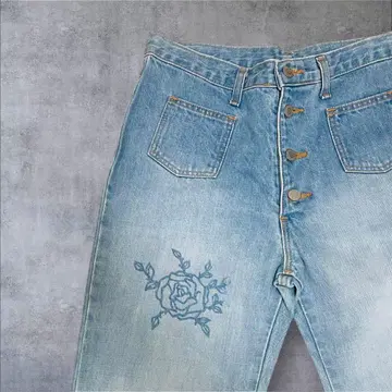 랭글러 Wrangler 빈티지 90' 플레어 데님 블루 y2k