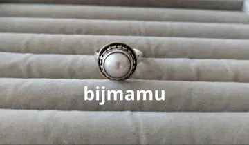 bijmamu 비쥬마무 실버 펄 반지