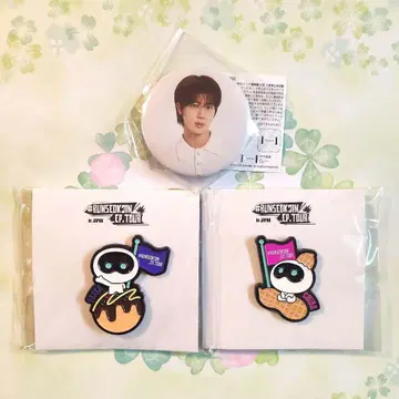 [미개봉 새상품] RUNSEOKJIN in JAPAN 핀즈 캔뱃지 세트