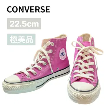 컨디션 최상 컨버스 올스타 하이컷 리액트 핑크 22.5cm