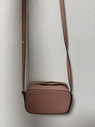 핑크 박스형 숄더백