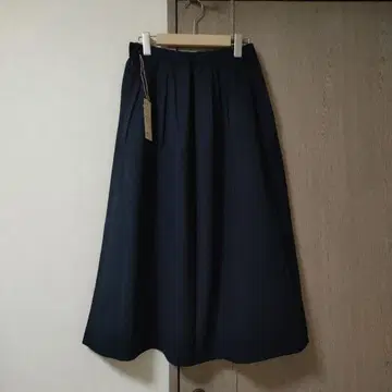 기모 턱 스커트 M 다크 네이비 여성용