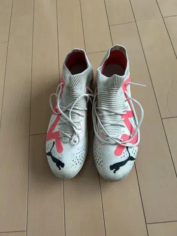 Puma 축구화 화이트/핑크
