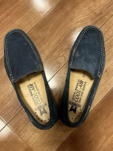 레어 프랑스제 MEPHISTO 메피스토 스웨이드 로퍼 26cm