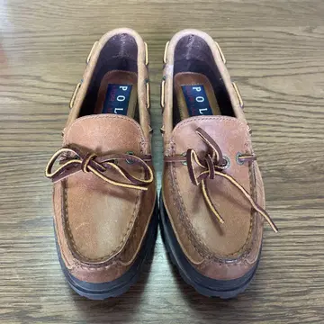 Polo 브라운 가죽 로퍼
