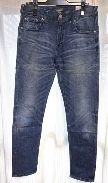 BAYFLOW DENIM 다크 블루 슬림핏 데님
