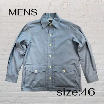 Paul Stuart 믹스 패브릭 럼버잭 자켓 46