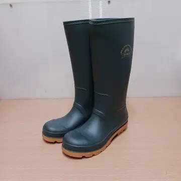 미사용 스타일리시한 안전 장화 솔레이유 LL (27cm) 카키색