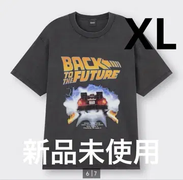 [ GU ] 그래픽 T 백투더퓨처 반팔 티셔츠