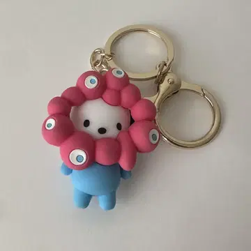 오사카 간사이 엑스포 먁먁 산리오 콜라보 입체 키링 포차