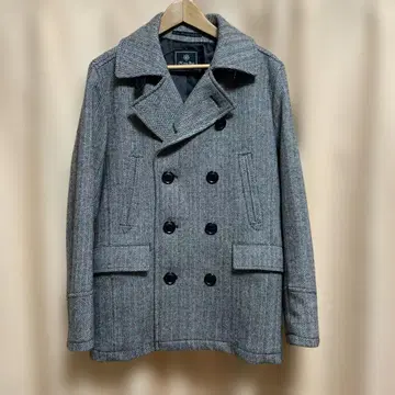 멘즈 비기 그레이 계열 피 코트
