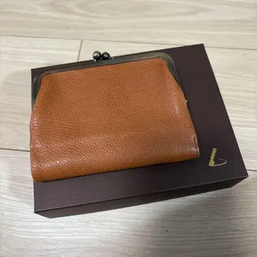 츠치야 가방 제조소 이단 접이식 지갑 오렌지