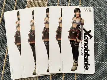 Wi i Xenoblade 와타나베 마유 홍보 카드 5장 세트