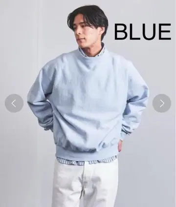 BLUE (블루) 오가닉 크루넥 유나이티드 애로우즈