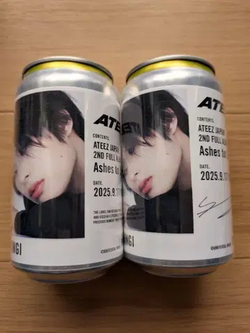 ATEEZ 민기 산토리 캔 라벨 세트