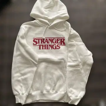 STRANGER THINGS 후드티 S 화이트