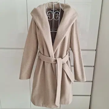 새상품급 ZARA 베이지 랩 코트 S